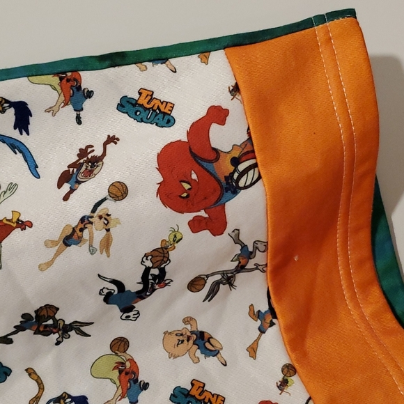 Space Jam Looney Tunes Mens cut unisex drawstring shorts Small surf beach EUC - Picture 3 of 9